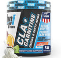 CLA + Carnitine Powder, Fruit Punch, 50 Servings, Weight Loss & Lean Muscle Support (12.34 Oz, 350G) - Jerome Retail Shop