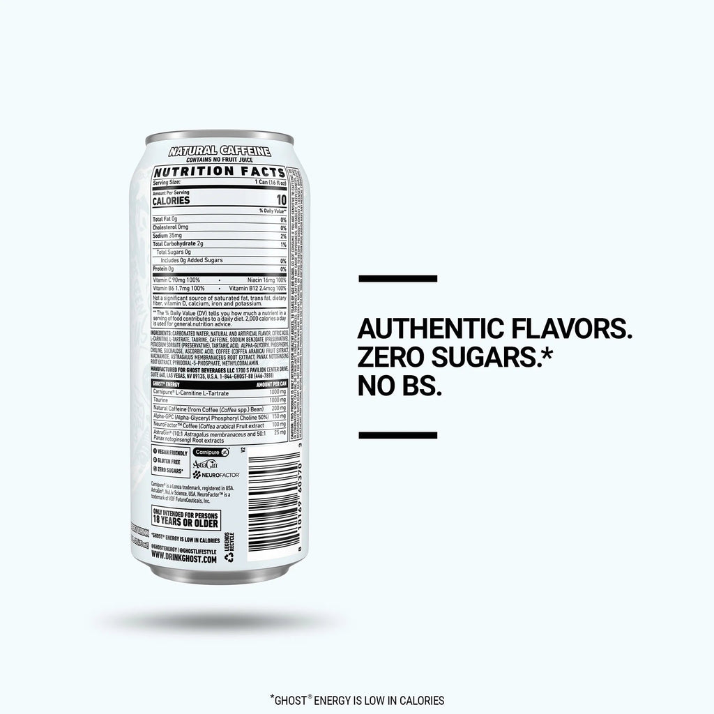 ® ENERGY Zero Sugars Energy Drink, Original Flavor, 200Mg Natural Caffeine, 16 Fl Oz Can - Jerome Retail Shop