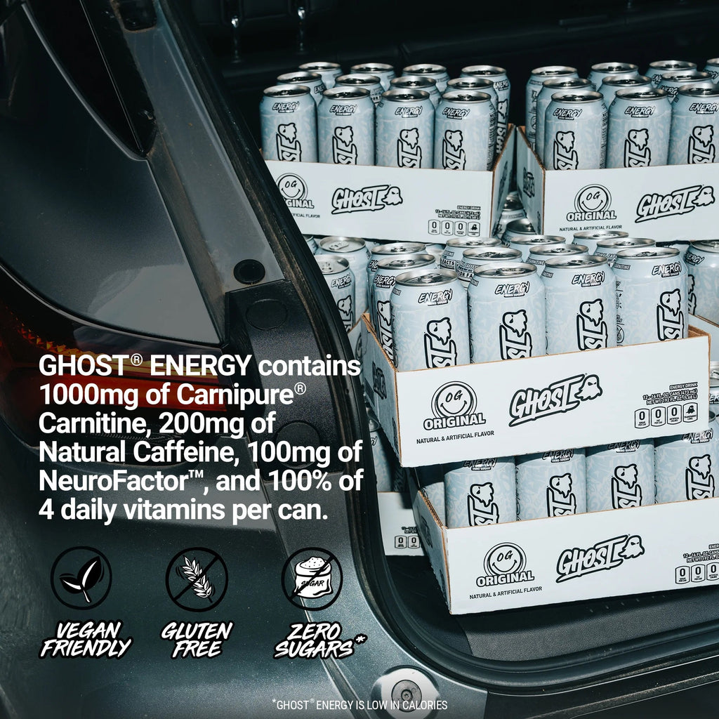 ® ENERGY Zero Sugars Energy Drink, Original Flavor, 200Mg Natural Caffeine, 16 Fl Oz Can - Jerome Retail Shop