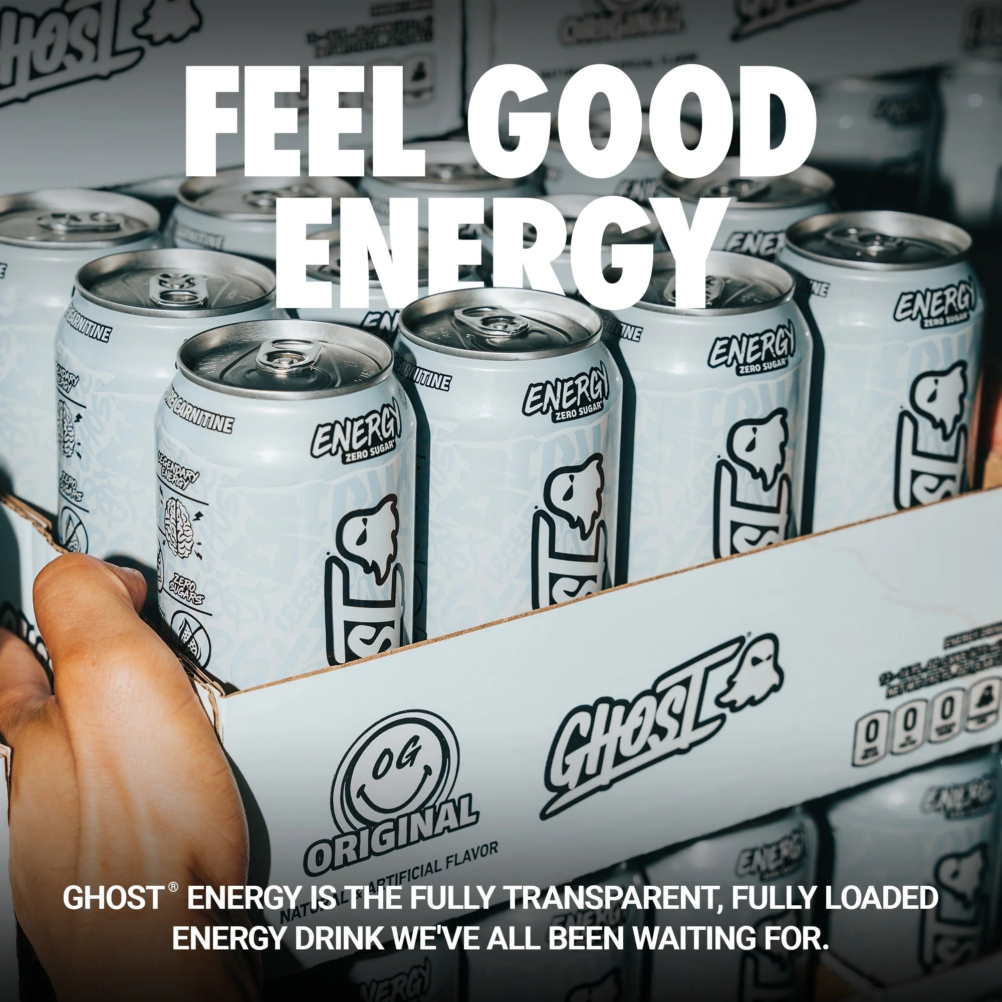 ® ENERGY Zero Sugars Energy Drink, Original Flavor, 200Mg Natural Caffeine, 16 Fl Oz Can - Jerome Retail Shop