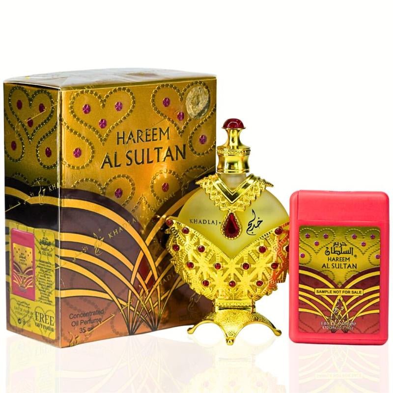 Hareem Al Sultan Gold CPO - 35ML (1.1 OZ) with Free Gift Spray EDP - 20ML (0.7 OZ) by Khadlaj - the Original - Jerome Retail Shop