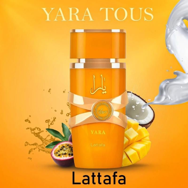 Lattafa Perfumes Yara Tous Edp - 100Ml (3.4Oz) by Lattafa for Women - Women’S Mango and Floral Perfume - Long Lasting Women’S Perfume Coconut Scent Fragrance Scented Aroma - Jerome Retail Shop