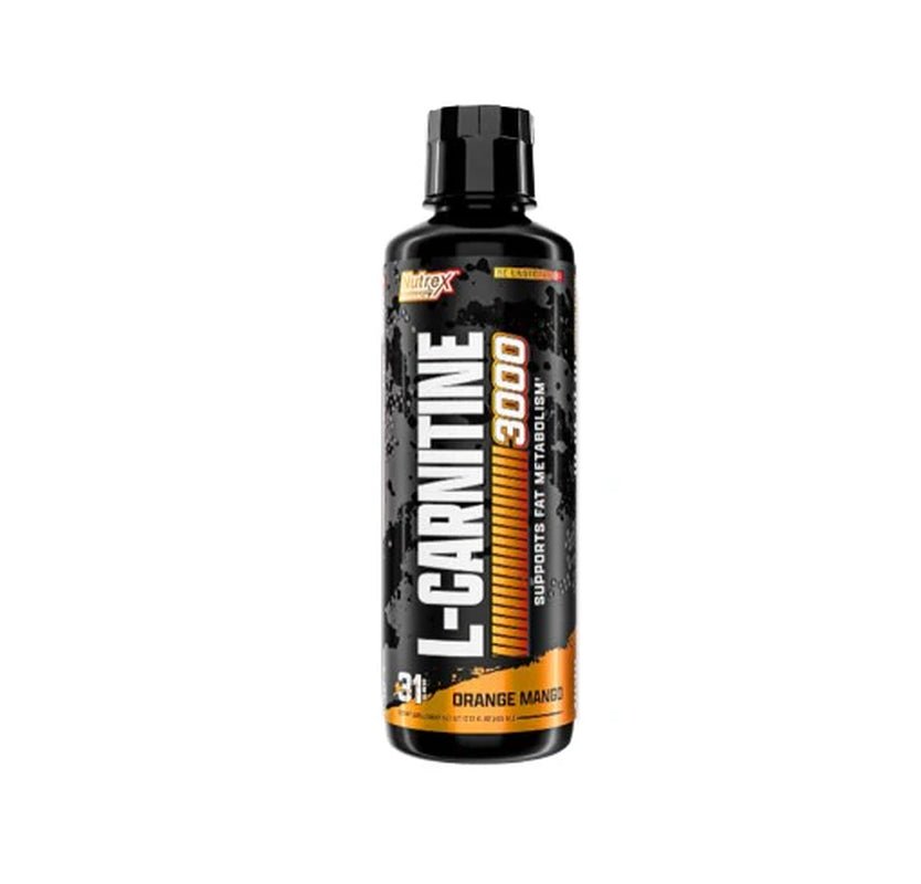 Nutrex Research Liquid Carnitine 3000 | Orange Mango | Stimulant Free | 31 Servings 16 Fl Oz - Jerome Retail Shop