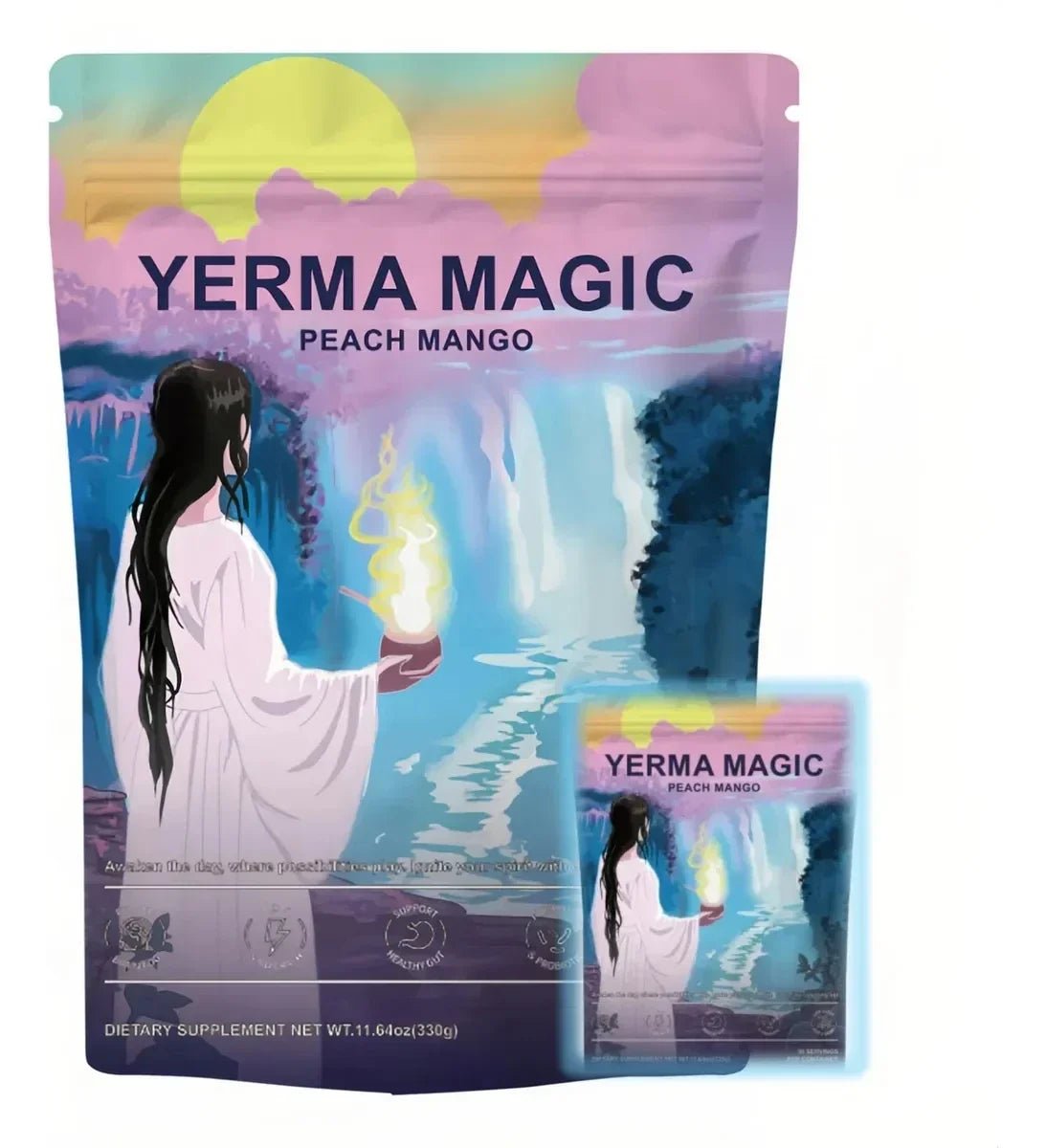 YERMA MAGIC Instant Yerba Mate Powder - Supports Energy, Gut Health - Jerome Retail Shop